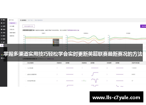 掌握多渠道实用技巧轻松学会实时更新英超联赛最新赛况的方法 掌握多渠道实用技巧轻松学会实时更新英超联赛最新赛况的方法